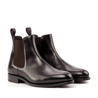Men's Chelsea Boots Classic Leather Goodyear Welt Black 5027 3- MERRIMIUM