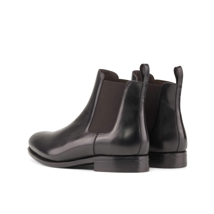 Men's Chelsea Boots Classic Leather Goodyear Welt Black 5516 4- MERRIMIUM
