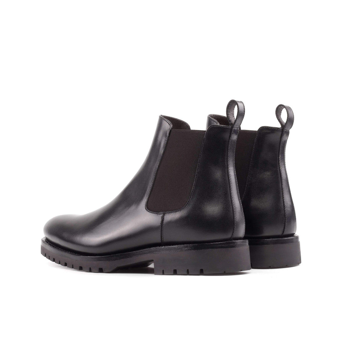 Men's Chelsea Boots Classic Leather Goodyear Welt Black 5653 4- MERRIMIUM