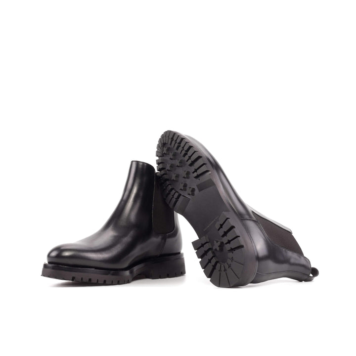 Men's Chelsea Boots Classic Leather Goodyear Welt Black 5653 3- MERRIMIUM