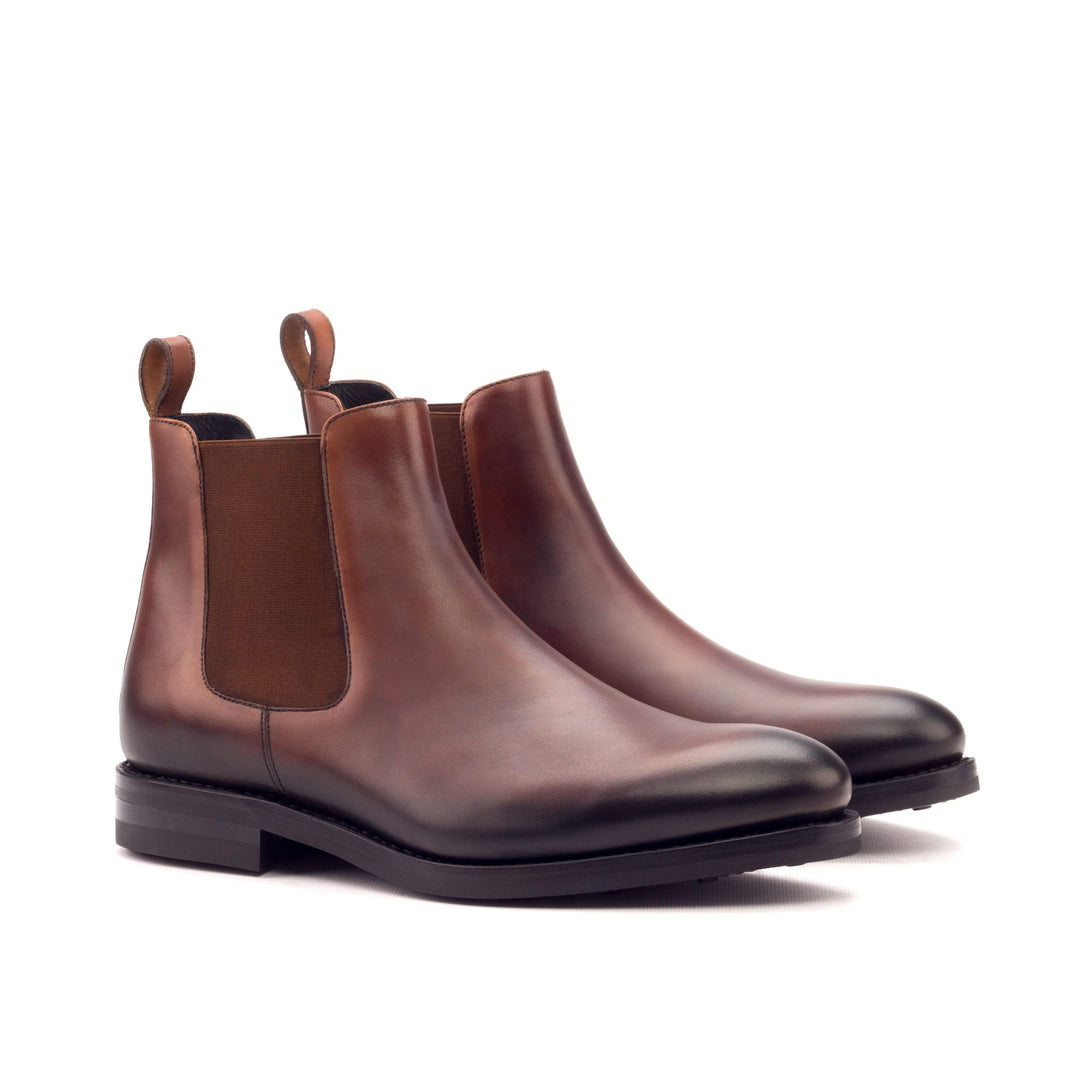 Men's Chelsea Boots Classic Leather Goodyear Welt Brown 3238 3- MERRIMIUM