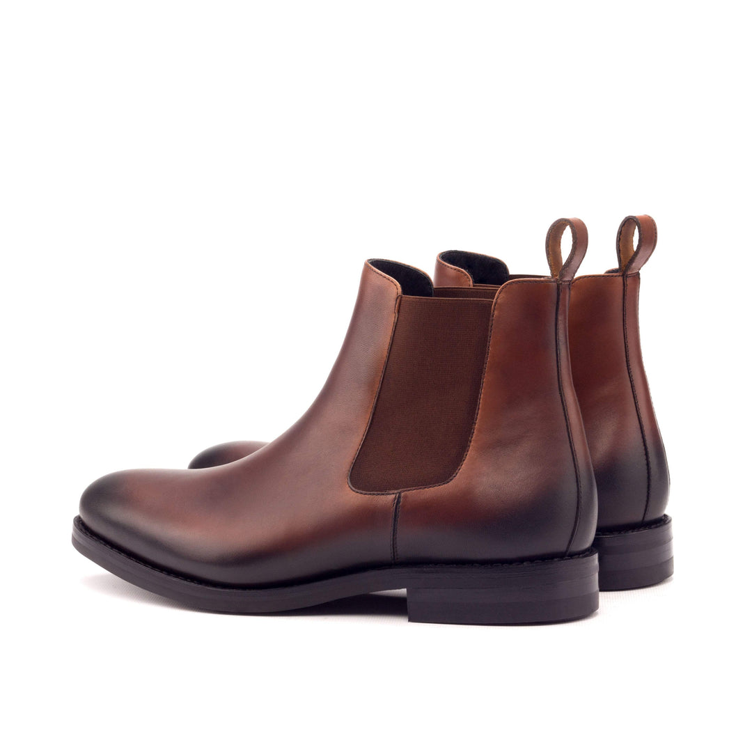 Men's Chelsea Boots Classic Leather Goodyear Welt Brown 3238 4- MERRIMIUM