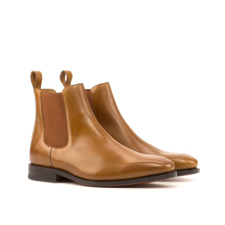 Men's Chelsea Boots Classic Leather Goodyear Welt Brown 3736 3- MERRIMIUM