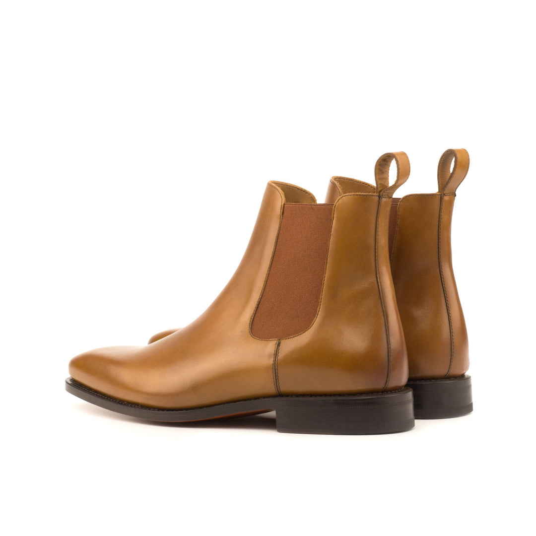 Men's Chelsea Boots Classic Leather Goodyear Welt Brown 3736 4- MERRIMIUM