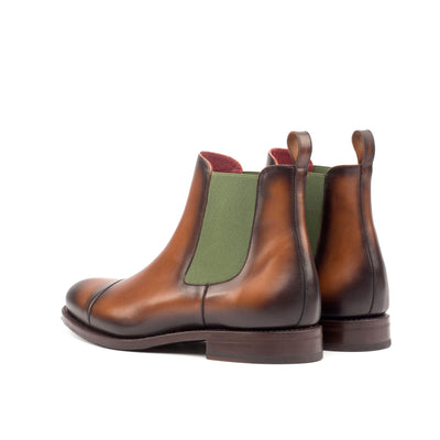 Men's Chelsea Boots Classic Leather Goodyear Welt Brown 4645 4- MERRIMIUM