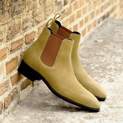 Men's Chelsea Boots Classic Leather Goodyear Welt Brown 4980 1- MERRIMIUM--GID-3541-4980