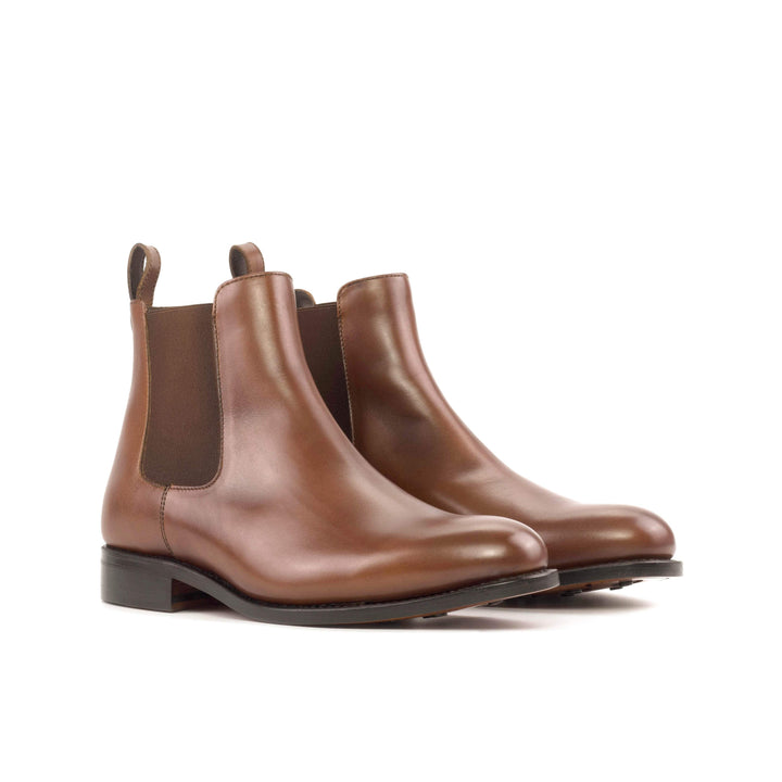 Men's Chelsea Boots Classic Leather Goodyear Welt Brown 5594 6- MERRIMIUM