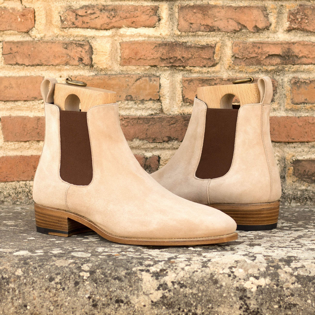 Men's Chelsea Boots Classic Leather Goodyear Welt Brown 5675 1- MERRIMIUM--GID-3541-5675