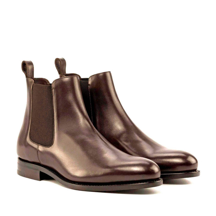 Men's Chelsea Boots Classic Leather Goodyear Welt Dark Brown 5028 3- MERRIMIUM