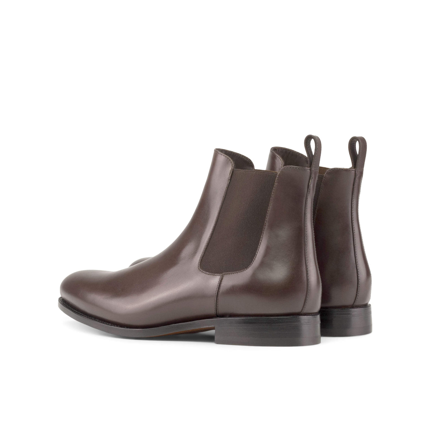 Men's Chelsea Boots Classic Leather Goodyear Welt Dark Brown 5523 3- MERRIMIUM