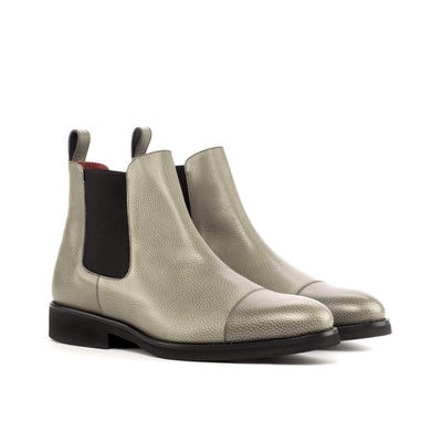 Men's Chelsea Boots Classic Leather Grey 4511 3- MERRIMIUM