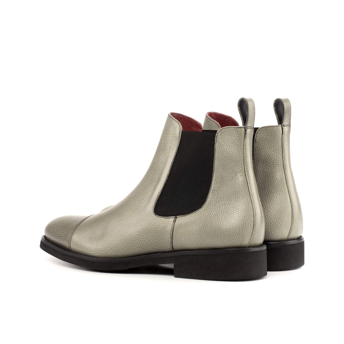 Men's Chelsea Boots Classic Leather Grey 4511 4- MERRIMIUM