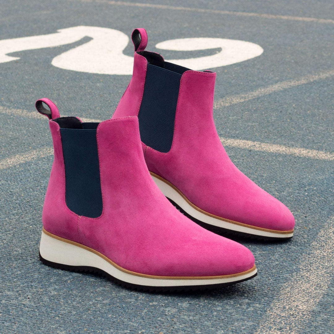 Men's Chelsea Boots Classic Leather Violet 2338 1- MERRIMIUM--GID-1635-2338