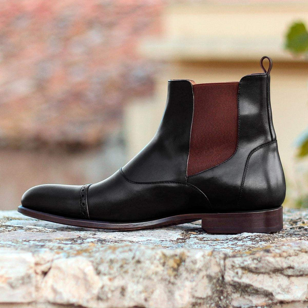 Men's Chelsea Multi Boots Leather Black 1497 1- MERRIMIUM--GID-1366-1497