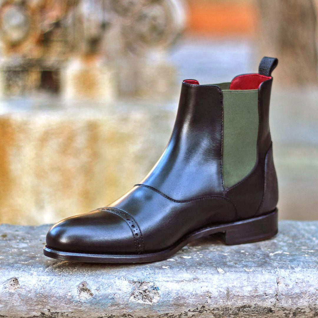 Men's Chelsea Multi Boots Leather Black 1845 1- MERRIMIUM--GID-1366-1845