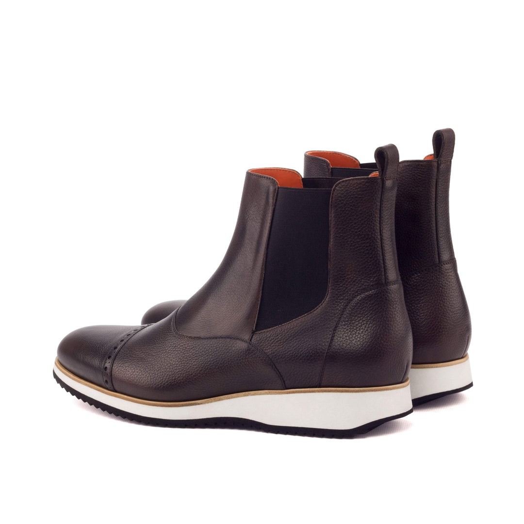 Men's Chelsea Multi Boots Leather Dark Brown 3241 4- MERRIMIUM