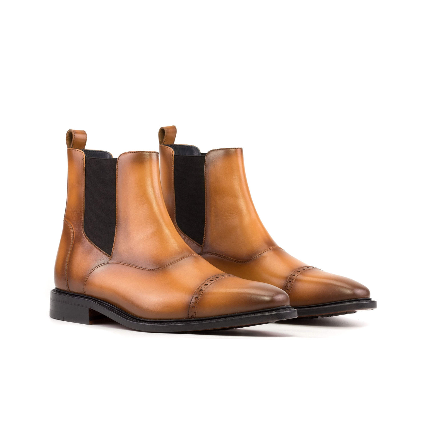 Men's Chelsea Multi Boots Leather Goodyear Welt Brown 5235 3- MERRIMIUM