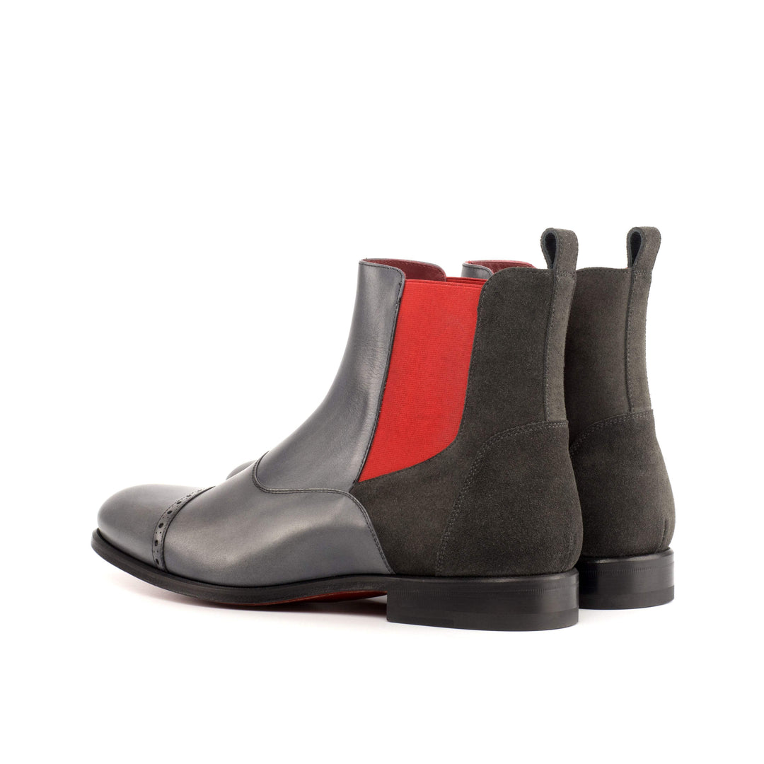 Men's Chelsea Multi Boots Leather Grey 4510 4- MERRIMIUM