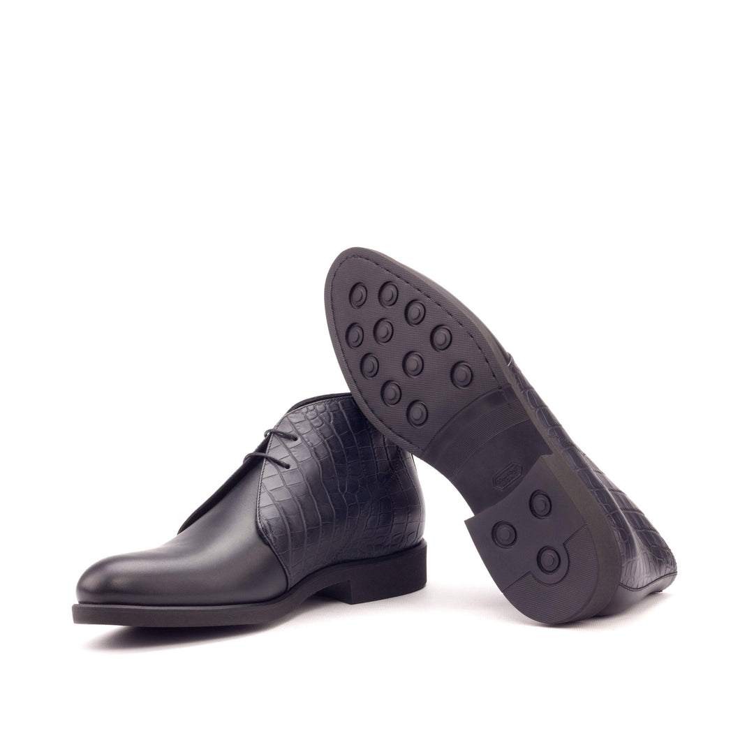 Men's Chukka Boots Leather Black 3212 2- MERRIMIUM