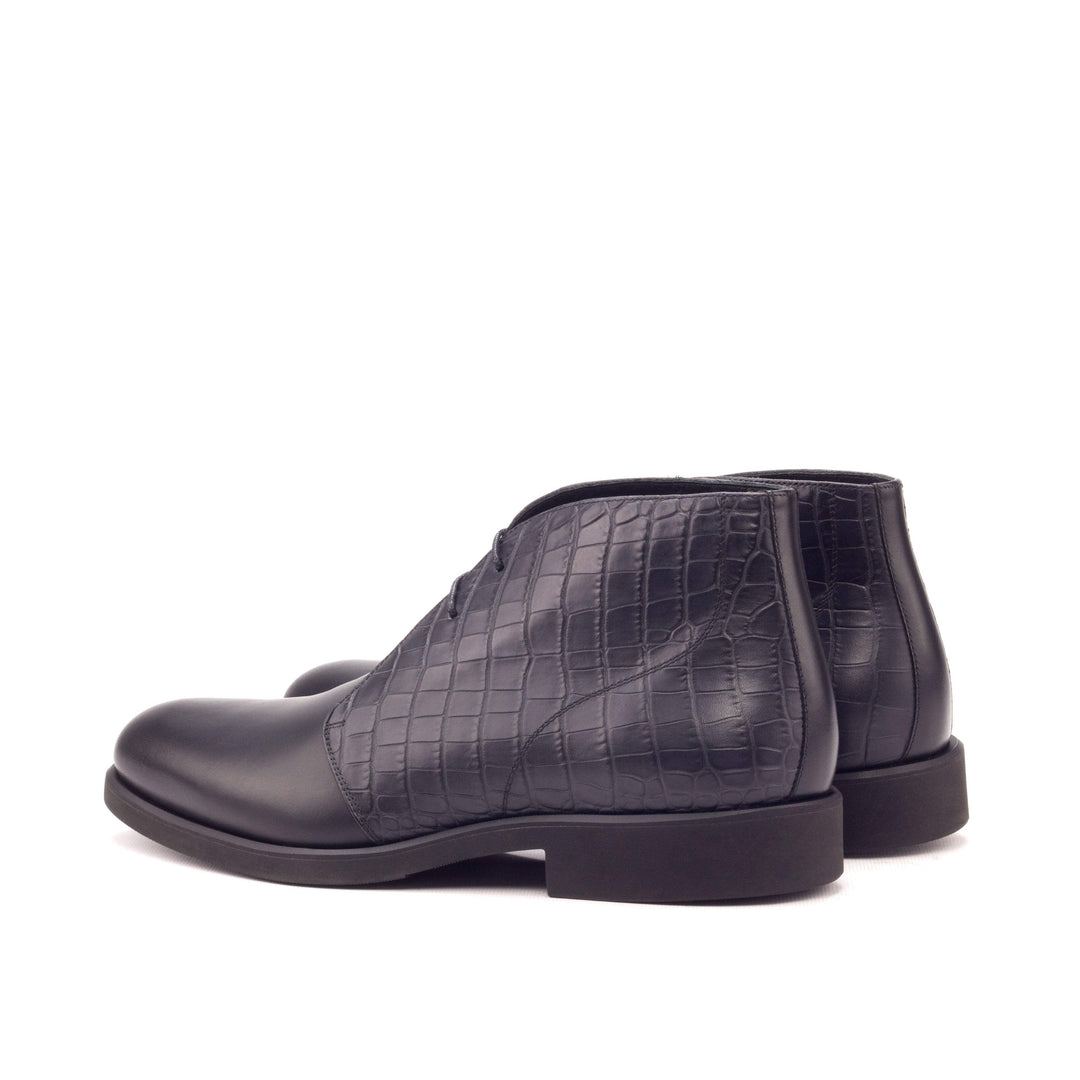 Men's Chukka Boots Leather Black 3212 4- MERRIMIUM
