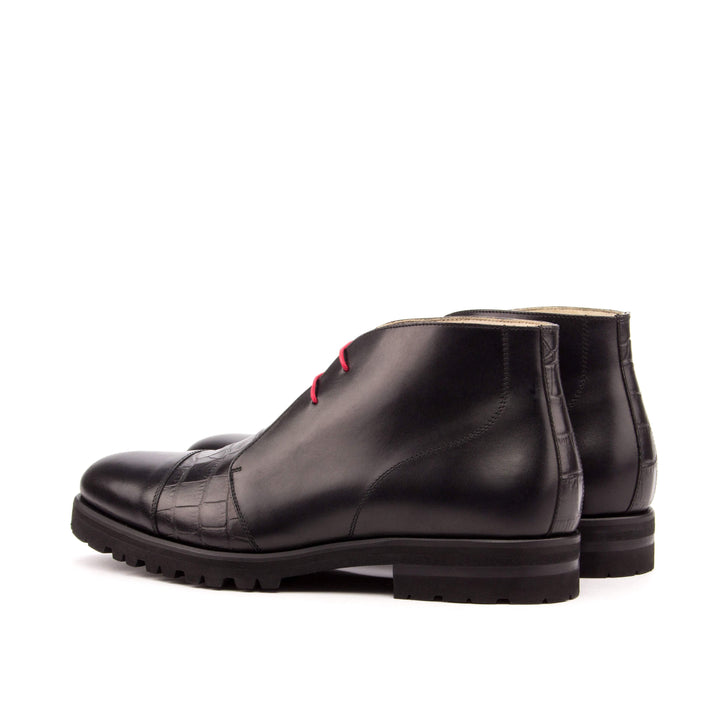 Men's Chukka Boots Leather Black 3453 4- MERRIMIUM