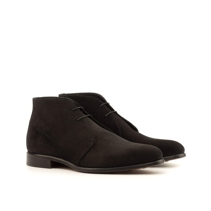 Men's Chukka Boots Leather Black 3947 3- MERRIMIUM
