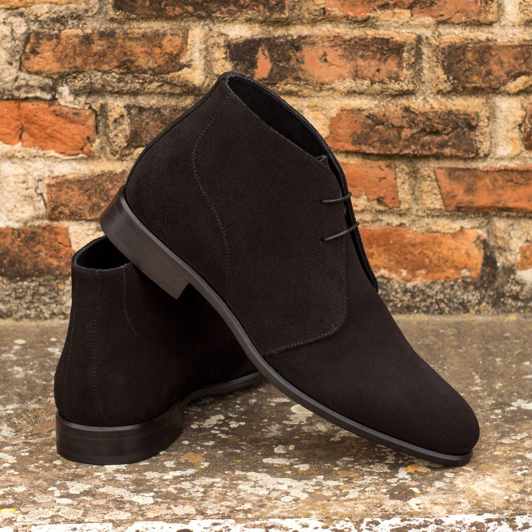Men's Chukka Boots Leather Black 3947 1- MERRIMIUM--GID-1367-3947