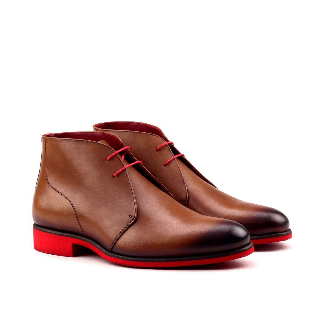 Men's Chukka Boots Leather Brown 2551 2- MERRIMIUM