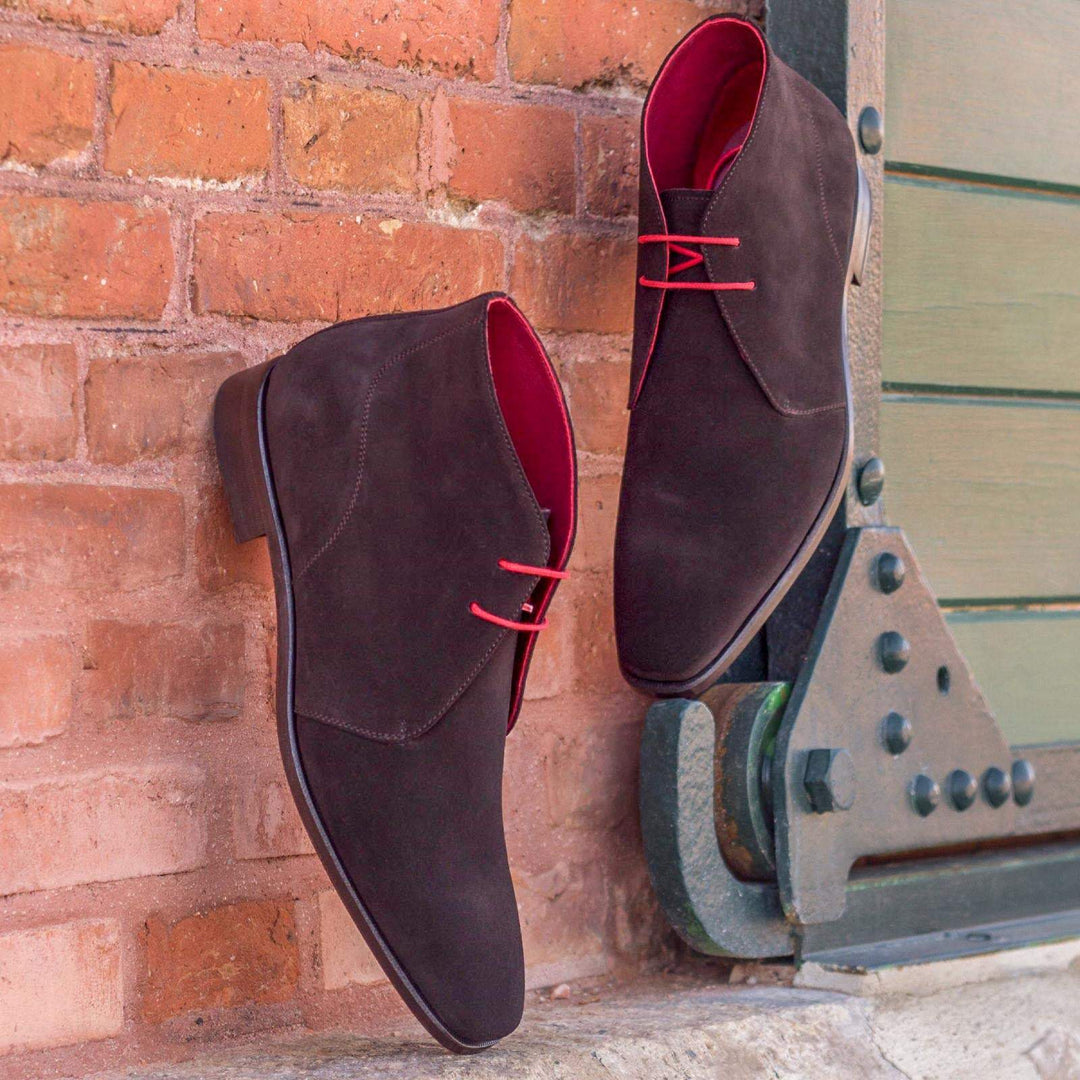 Men's Chukka Boots Leather Dark Brown 2012 1- MERRIMIUM--GID-1376-2012
