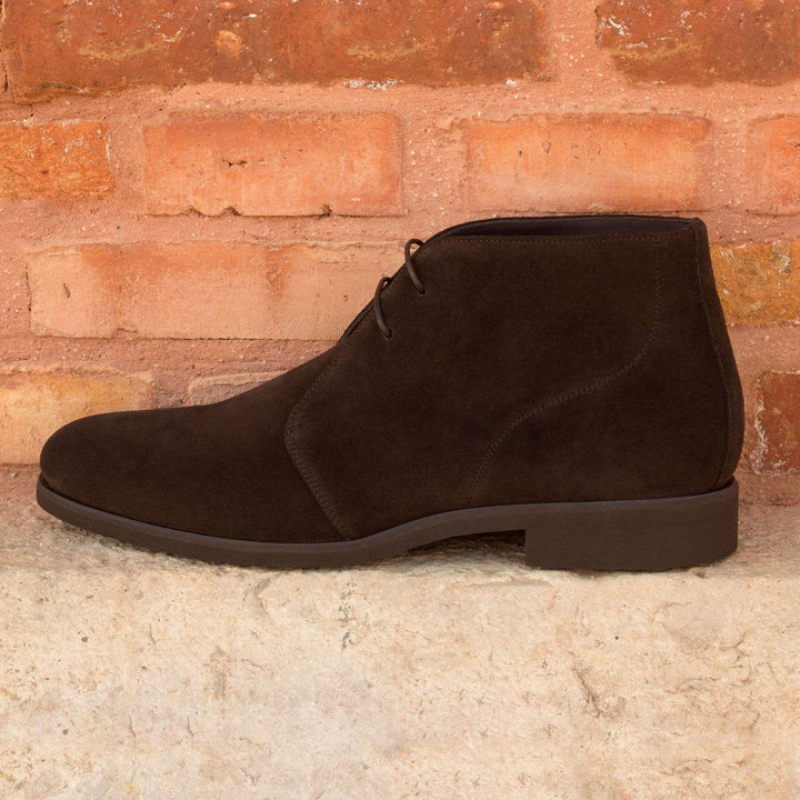 Men's Chukka Boots Leather Dark Brown 2458 1- MERRIMIUM--GID-1367-2458
