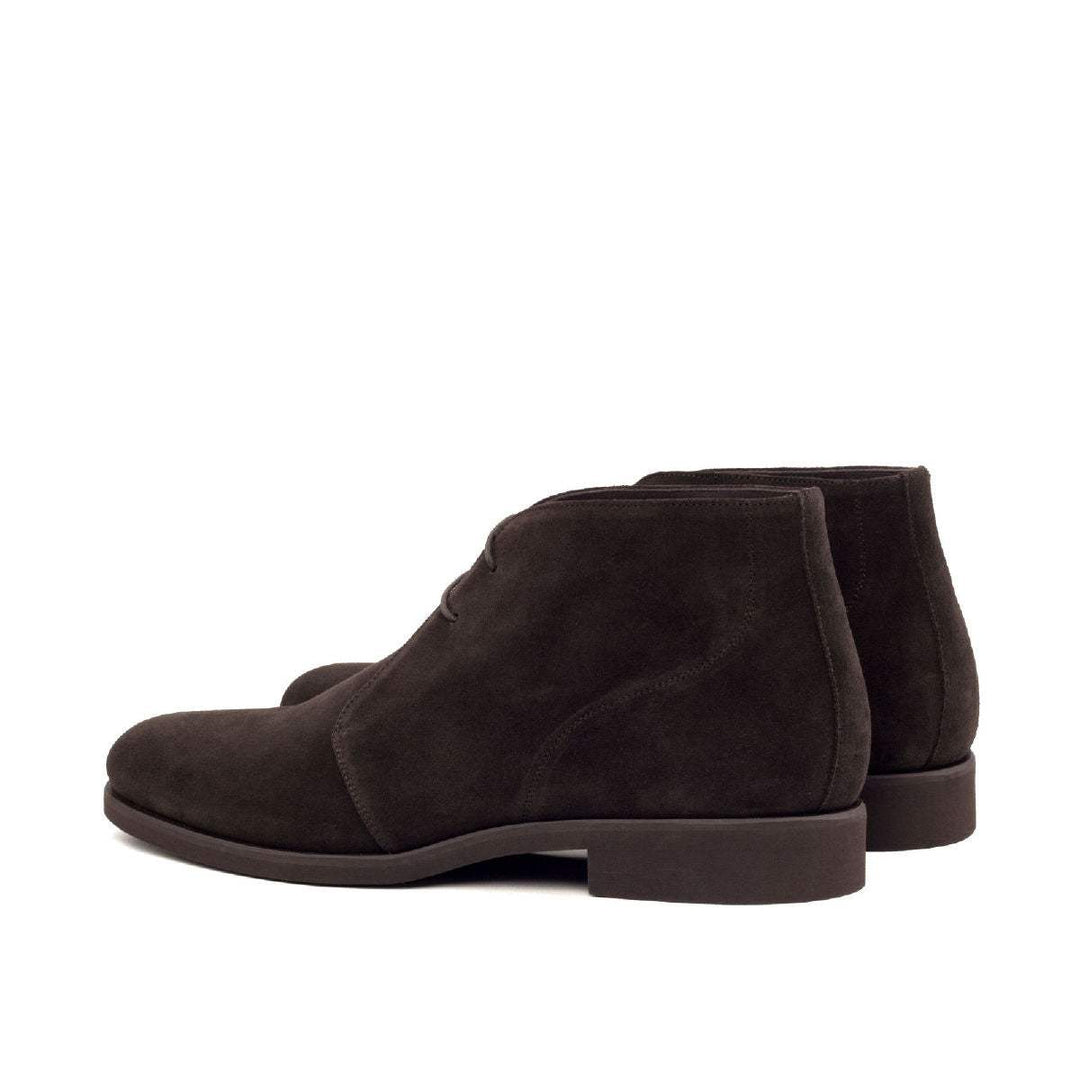 Men's Chukka Boots Leather Dark Brown 2458 3- MERRIMIUM