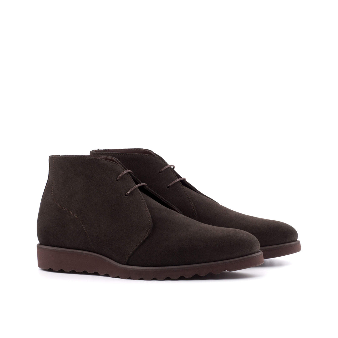 Men's Chukka Boots Leather Dark Brown 3966 3- MERRIMIUM