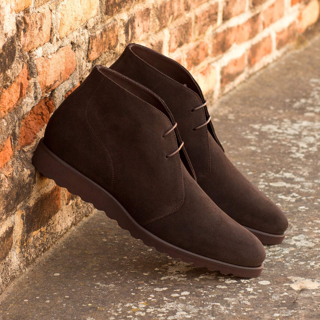 Men's Chukka Boots Leather Dark Brown 3966 1- MERRIMIUM--GID-1367-3966