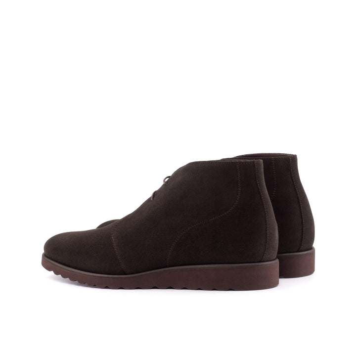 Men's Chukka Boots Leather Dark Brown 3966 4- MERRIMIUM