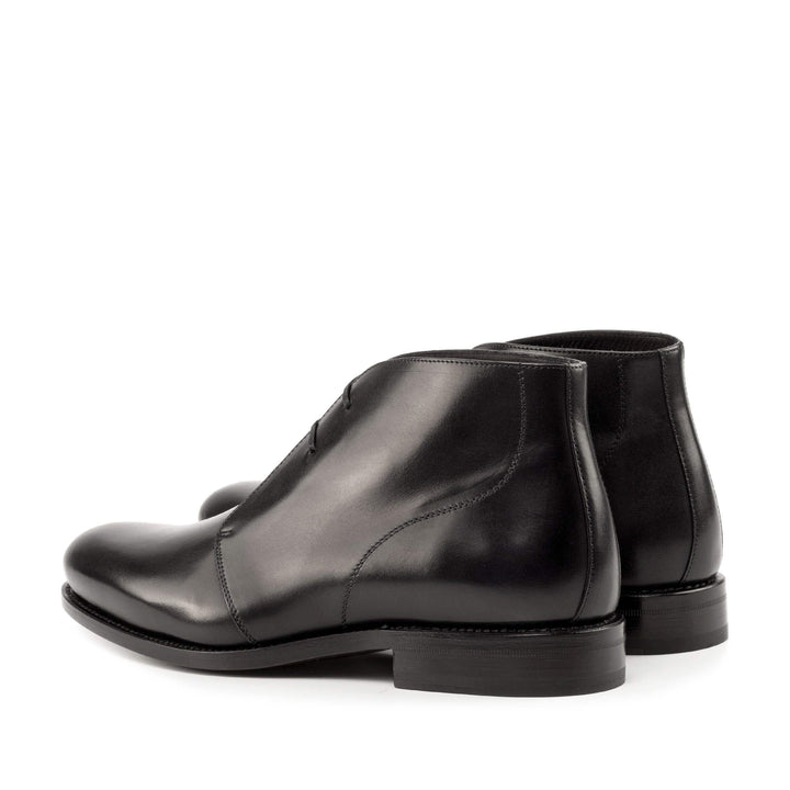 Men's Chukka Boots Leather Goodyear Welt Black 4997 4- MERRIMIUM