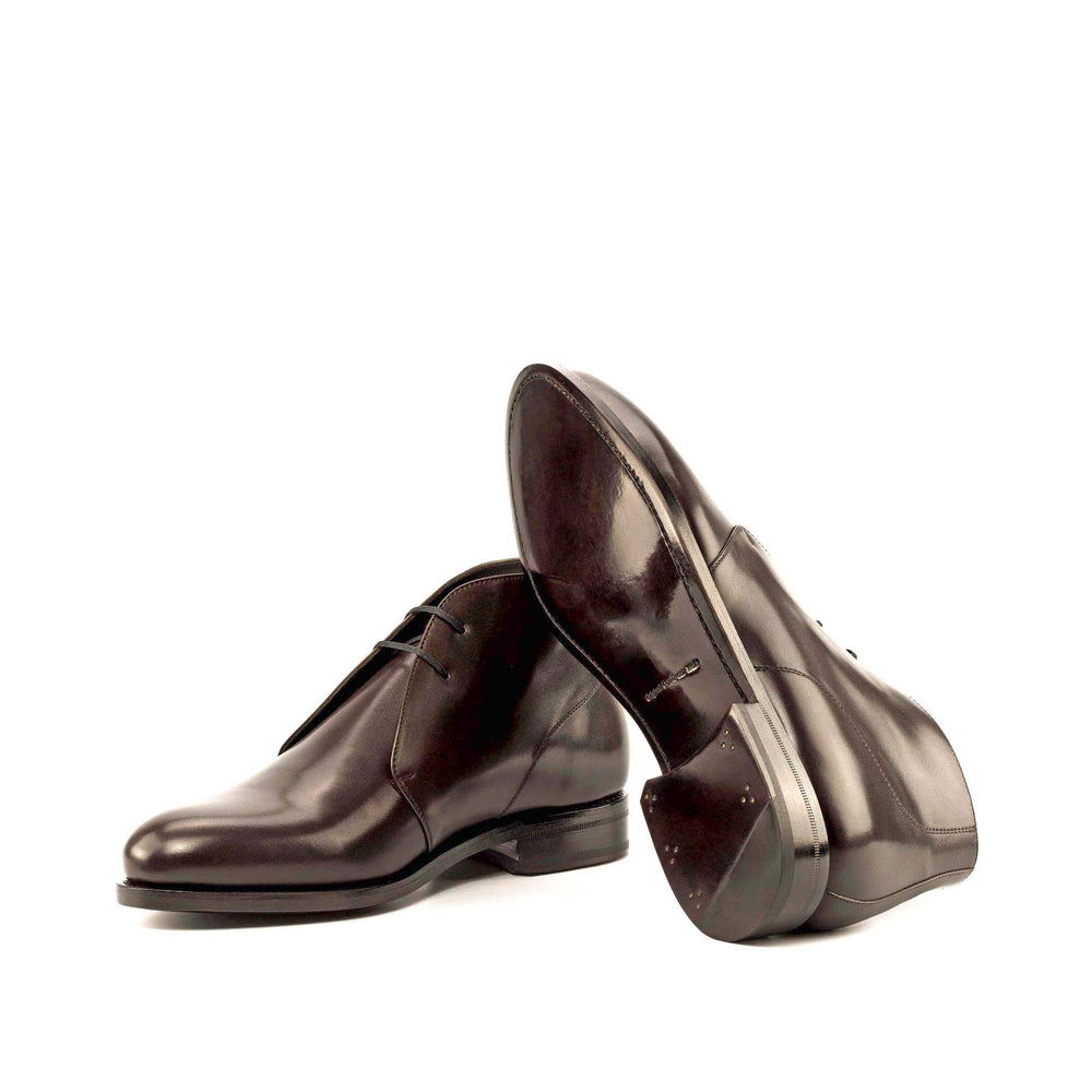 Men's Chukka Boots Leather Goodyear Welt Dark Brown 4998 2- MERRIMIUM