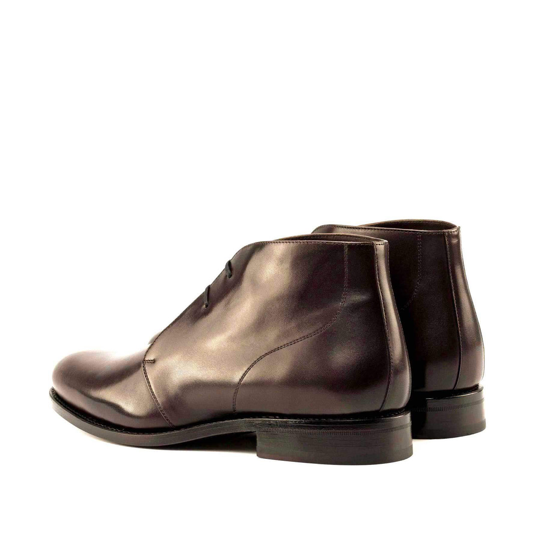 Men's Chukka Boots Leather Goodyear Welt Dark Brown 4998 4- MERRIMIUM