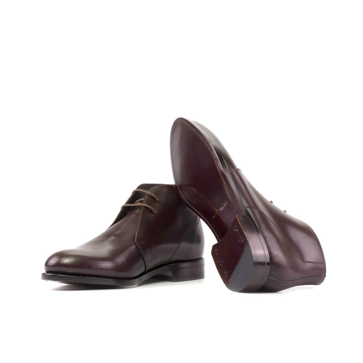 Men's Chukka Boots Leather Goodyear Welt Dark Brown 5600 3- MERRIMIUM