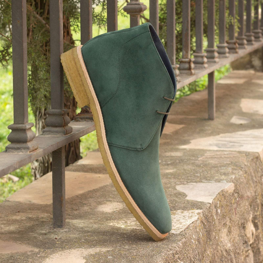 Men's Chukka Boots Leather Green 2606 1- MERRIMIUM--GID-1376-2606
