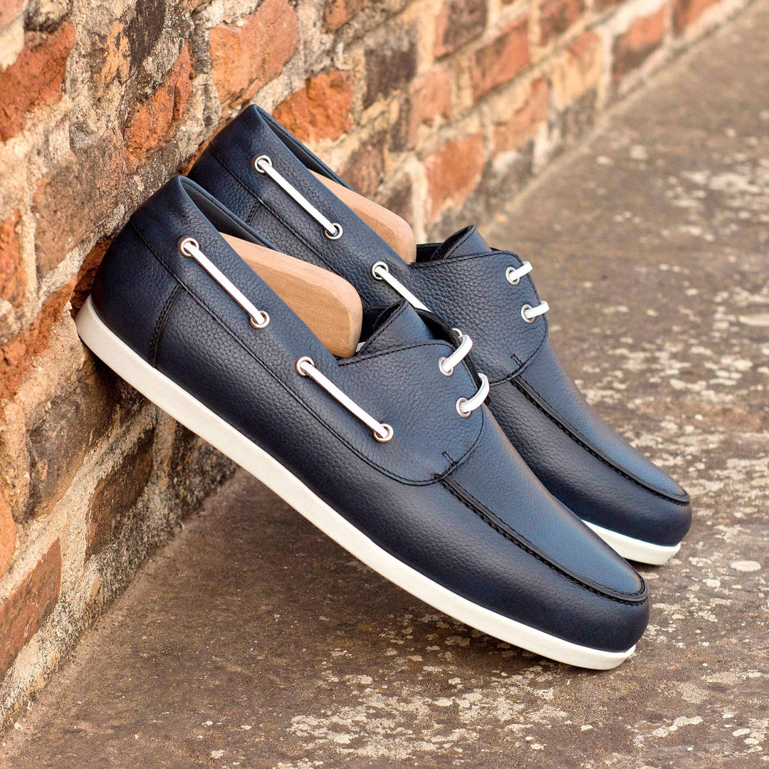 Men's Classic Boat Shoes Leather Blue 4180 1- MERRIMIUM--GID-1409-4180