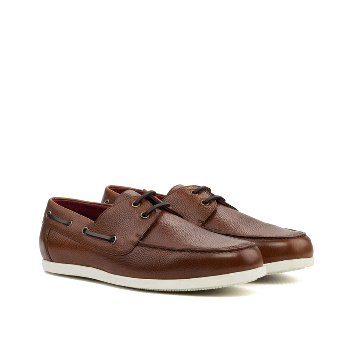 Men's Classic Boat Shoes Leather Brown 3623 3- MERRIMIUM