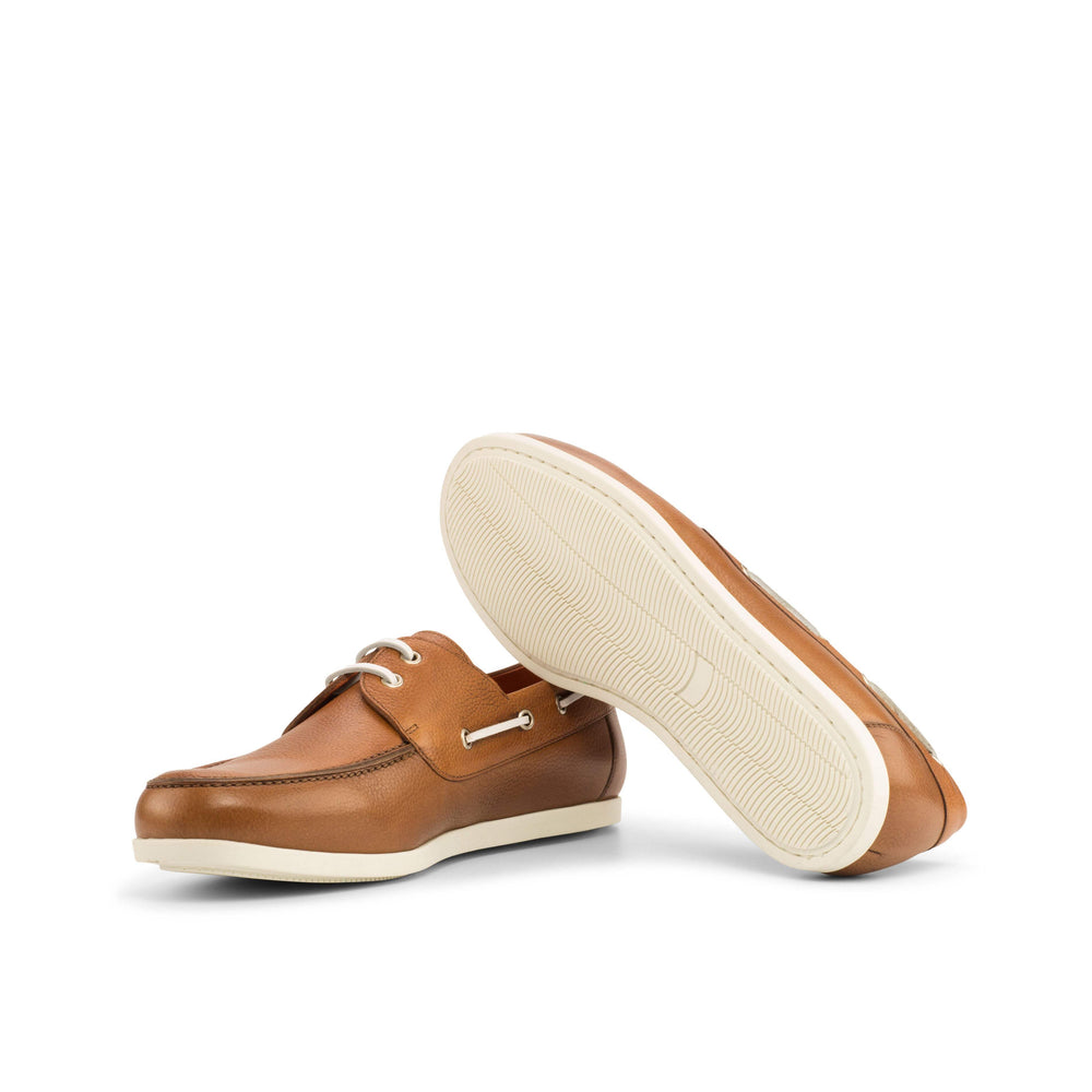 Men's Classic Boat Shoes Leather Brown 4176 2- MERRIMIUM