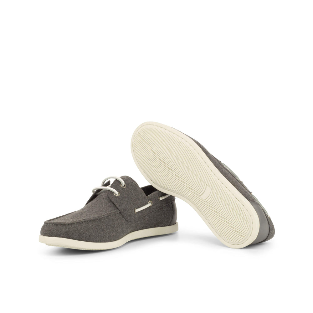 Men's Classic Boat Shoes Leather Grey 4325 2- MERRIMIUM