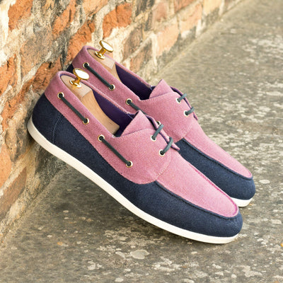 Men's Classic Boat Shoes Violet Blue 4743 1- MERRIMIUM--GID-1409-4743