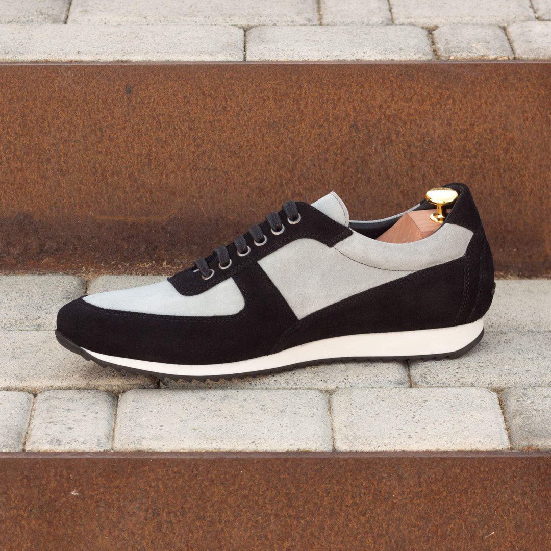 Men's Corsini Sneakers Leather Black Grey 3337 1- MERRIMIUM--GID-1410-3337