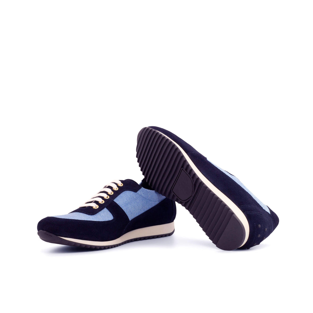 Men's Corsini Sneakers Leather Blue 4182 2- MERRIMIUM