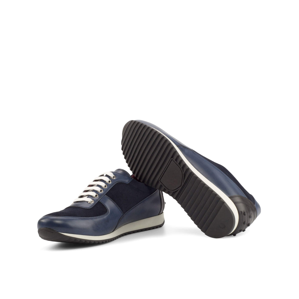 Men's Corsini Sneakers Leather Blue Black 4235 2- MERRIMIUM