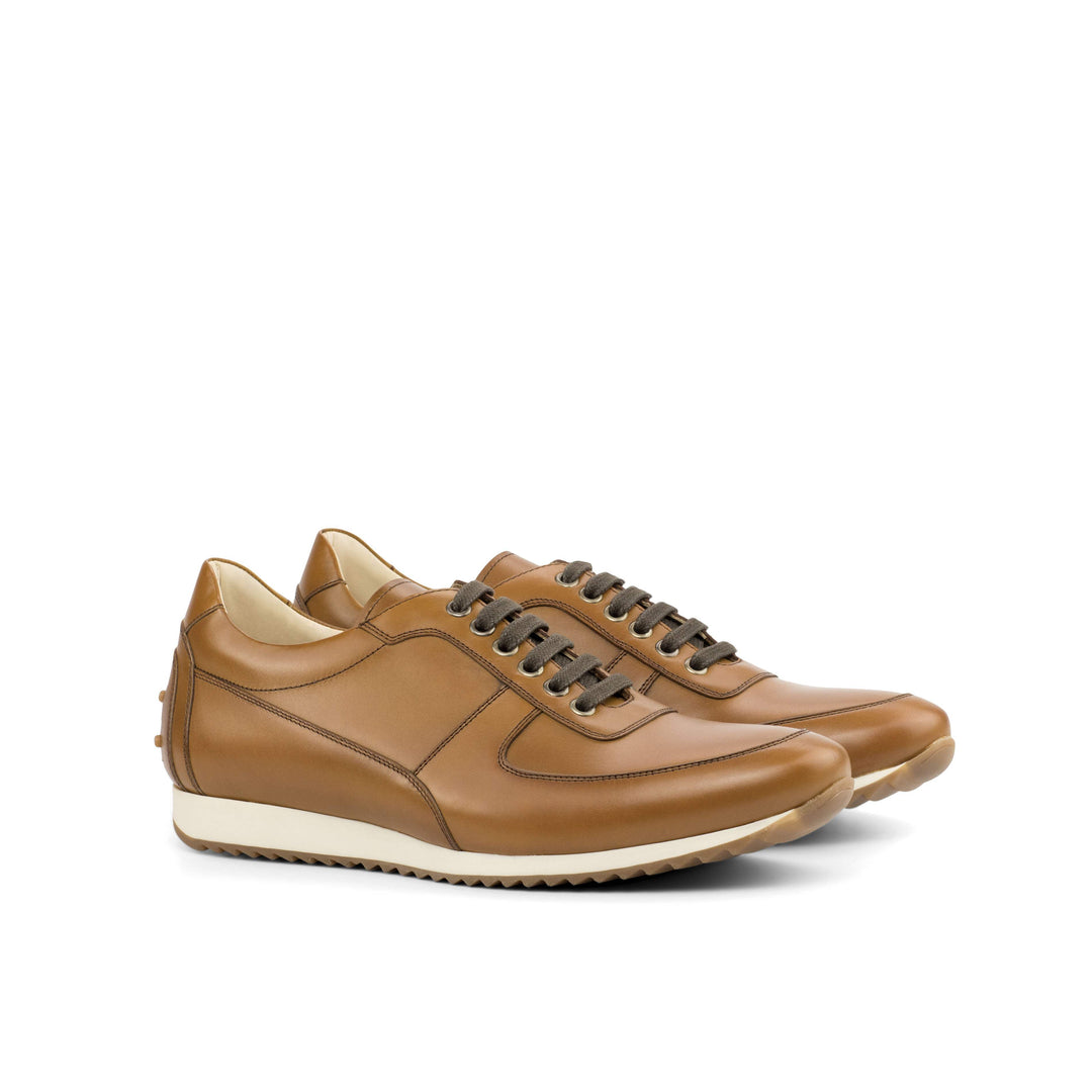 Men's Corsini Sneakers Leather Brown 4494 3- MERRIMIUM
