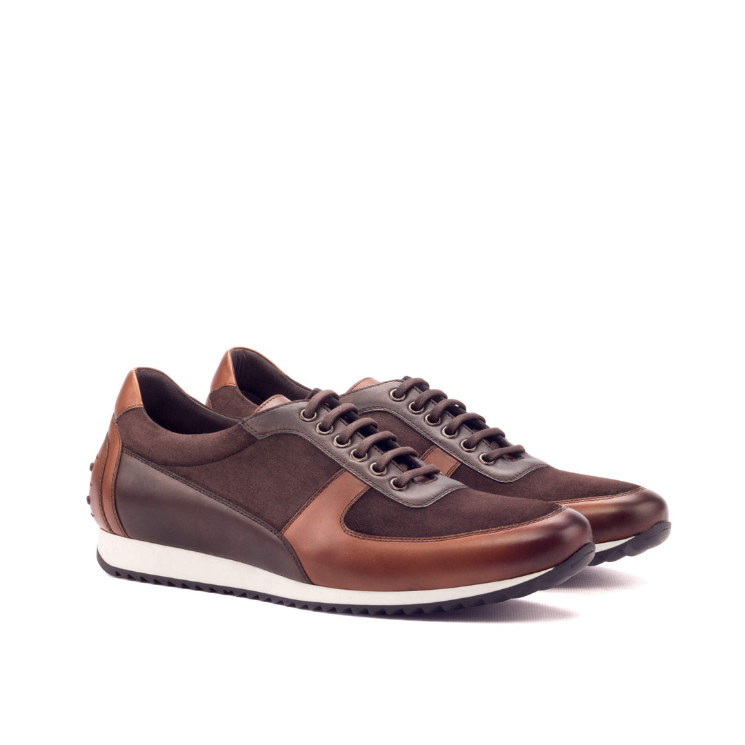 Men's Corsini Sneakers Leather Brown Dark Brown 3355 3- MERRIMIUM