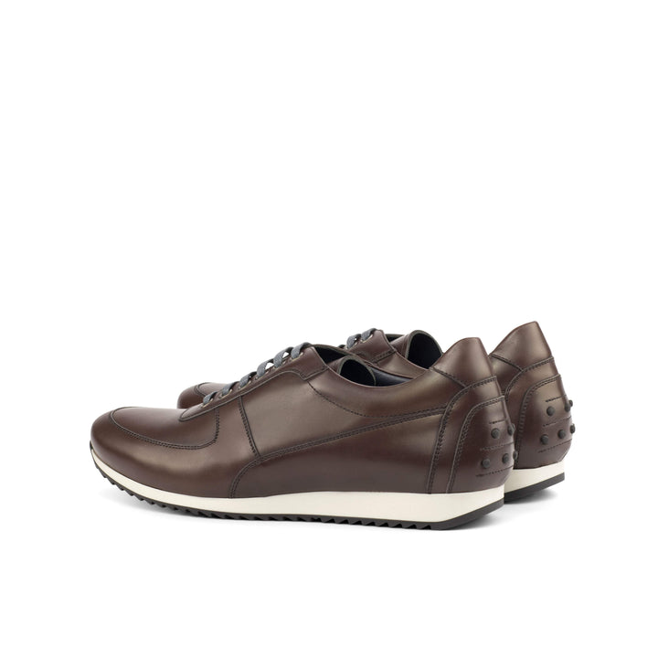 Men's Corsini Sneakers Leather Dark Brown 4484 4- MERRIMIUM